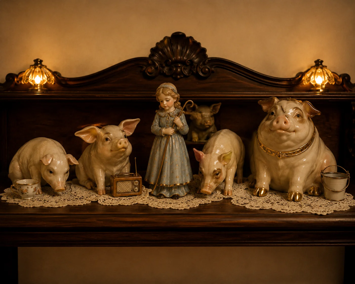 Gretha und ihre Schweine