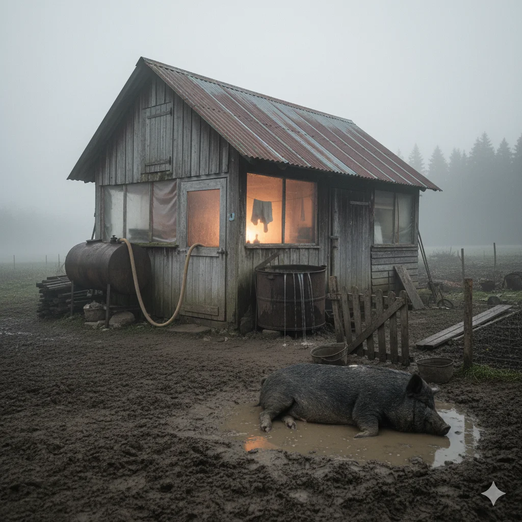 Außenansicht von Grethas Haus