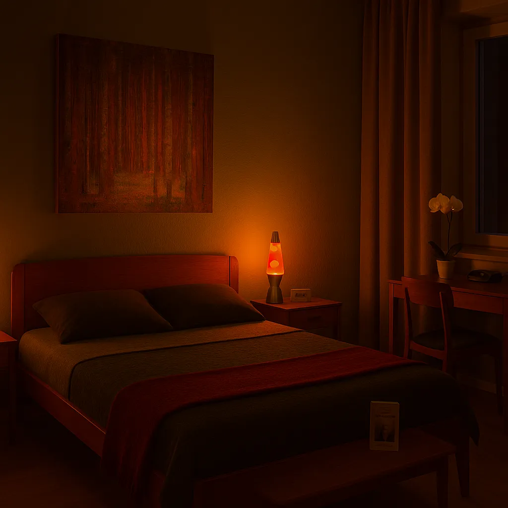 Helga's Schlafzimmer am Abend