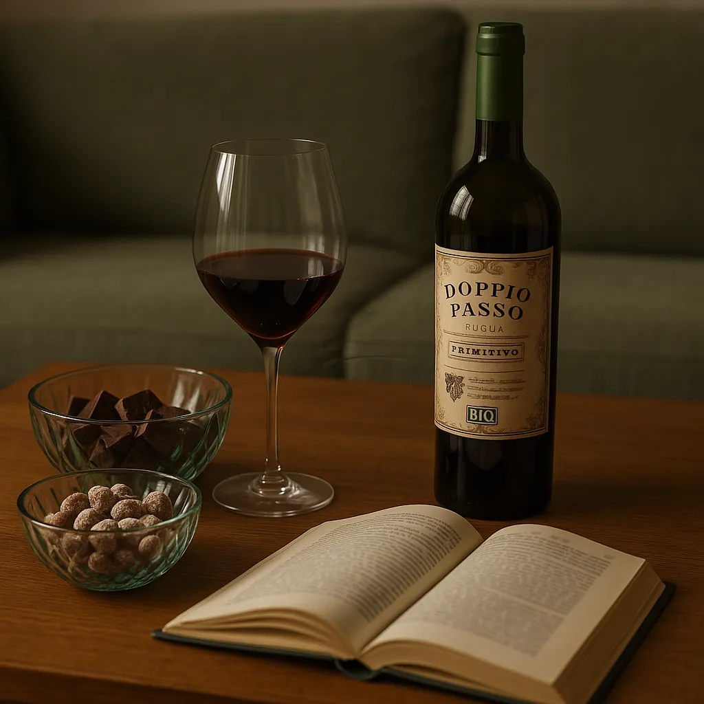 Dunkler Wein aus Apulien