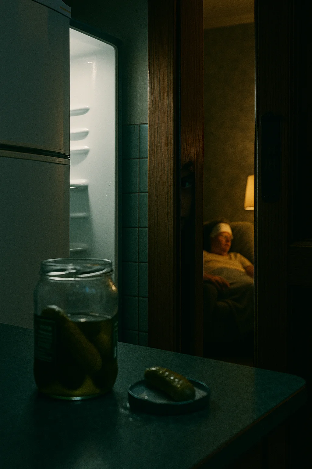 Zwei Schwestern – die Gurke in der Nacht