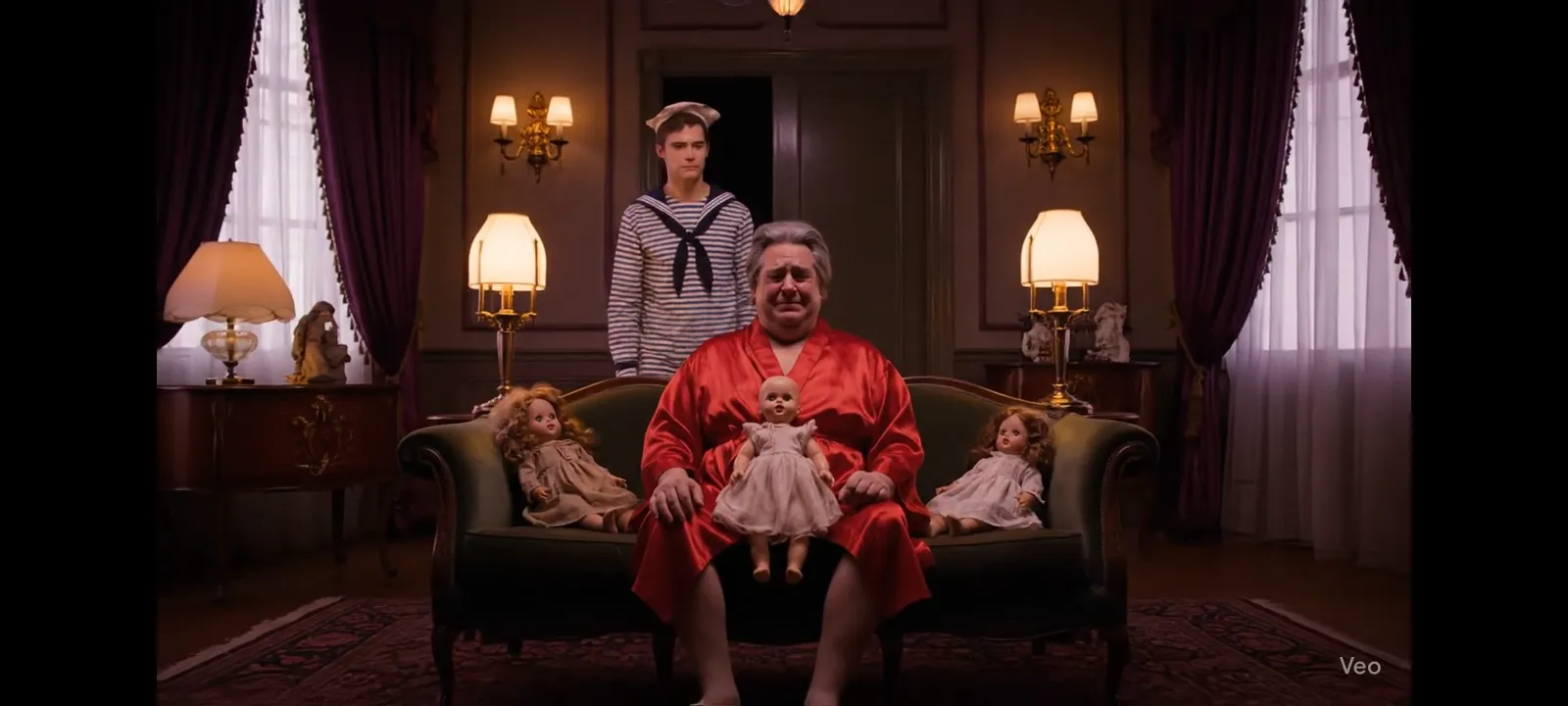 Die Flüsterpuppen - Poppen op een bank