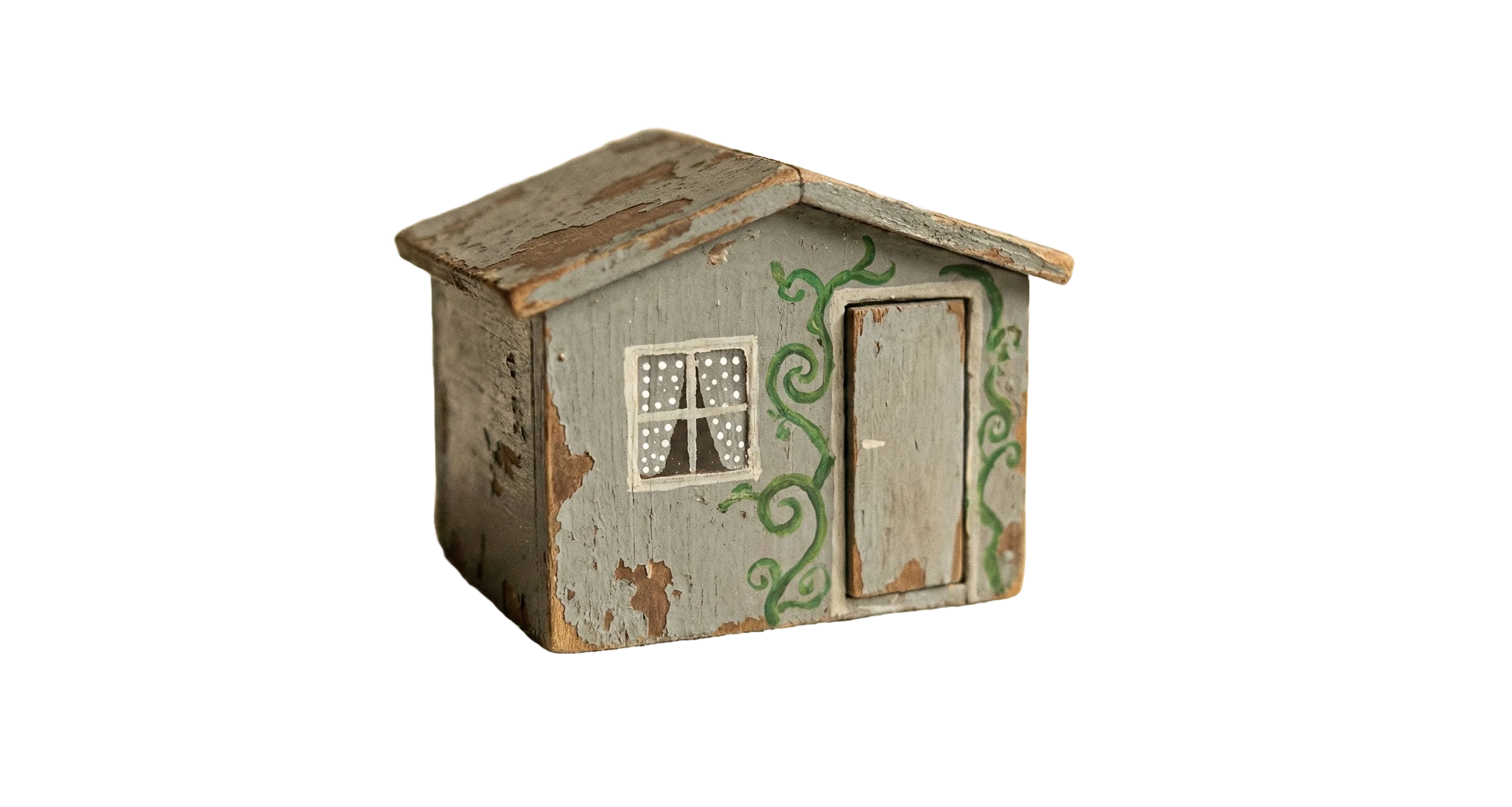 Haus hinter der Böschung