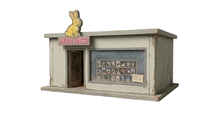 Herr Hases Videothek — der Buchstabe, der flackert